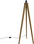 QAZQA Rusztikus állólámpa állvány vintage fa - Tripod Classic (103483)