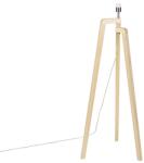 QAZQA Állólámpa állvány fa nélkül árnyékoló nélkül - Puros (90326)