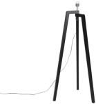 QAZQA Állólámpa fekete árnyékoló nélkül - Puros (91338)