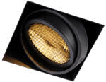 QAZQA Beépített spotlámpa fekete GU10 AR111 keret nélküli - Oneon Honey (102812)