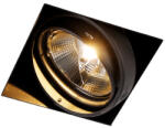 QAZQA Beépített reflektor fekete GU10 AR111 keret nélküli - Oneon (102811)