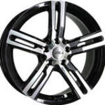 Inter Action KARGIN Fényes fekete Polírozott 5/112 16x6, 5 ET45 72, 6 - abroncsonline