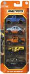 Mattel Matchbox - Set 5 masinute No Road Problem (HVT81)