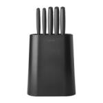 Brabantia Комплект ножове 5 бр Brabantia Tasty+ 1001177, Закалена стомана, Устойчиви на надраскване и корозия, Тъмносив (1001177)