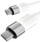 AVAX CB316 GLOWY 60W USB-C gyorstöltő kábel 1m, fehér (AVAX_CB316)