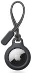 Haffner Tok Haffner Rough Chain szilikon védőtok és kulcstartó Apple AirTag nyomkövetőhöz - fekete - ECO