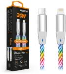 ALIGATOR adatkábel LIGHT 3A, 30W USB-C/Lightning 0, 5m (DATKP65)