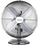 Orava SF-100 X asztali oszcilláló ventilátor, 3 sebességfokozat, jobb és bal oldali oszcilláció, ezüst színű (SF-100 X)