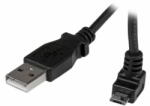 StarTech - 1 m-es Micro USB kábel - A - felfelé ferde Micro B csatlakozó - USBAUB1MU (USBAUB1MU)