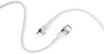 Forever Flexibilis USB-C/USB-C adatkábel 2m 100W fehér (GSM115430)