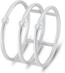 Brilio Silver Eredeti ezüst gyűrű cirkónium kövekkel RI069W 58 mm