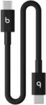 Apple Beats USB-C / USB-C fonott kábel (20cm)- Fekete Bolt (MEQ94EE/A)