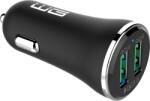 WINNER GROUP-WG WG - Autótöltő 2x USB-A 36W, QC 3.0 QC 3.0, fekete (6986)