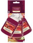 Yankee Candle Papír autóillatosító Black Cherry 3 db