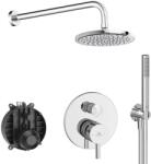 Ideal Standard CeraLine - Set de duș cu baterie încastrată, cu corp, diametru 20 cm, crom BD192AA (BD192AA)