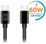 Forever USB-C/USB-C adatkábel 1m 3A fekete (GSM106367)