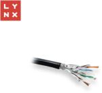 LYNX CS Cablu SFTP LYNX, Cat6a, PE, integral din cupru, exterior, negru, rolă 500m (LX-SLD-SFTP6A-PE-BK)
