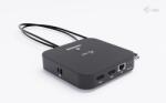 i-tec USB-C Dual HDMI dokkoló állomás, Power Delivery 100W (C31DUALHDMIDOCKPD)