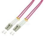 LogiLink Fiber duplex patch kábel, OM4, 50/125 , LC-LC, lila, 75 m (LOGILINK_FP4LC75) (LOGILINK_FP4LC75)