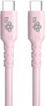 TB TOUCH TB USB C - USB C 60W zselés kábel 1m rózsaszínű (AKTBXKUCCZEL10P)