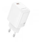 BOROFONE Incarcator Retea Cu Cablu USB-C Borofone BN28 Fuente, 30W, 3A, 1 x USB-C, Alb (inc/bor/bn/30/3a/1x/al)