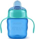 Philips Cana Cu Tetina Philips-Avent SCF551/05 Formare 200ml 6 luni+ Albastru/Verde (SCF551/05)