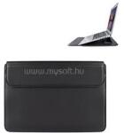 DEVIA F01 tok fekvő, bőr hatású LAPTOP/NOTEBOOK/TABLET univerzális, 15.4" méret, FEKETE (ST348365) (ST348365)