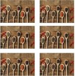 Pufo Tányértartó készlet asztali tálaláshoz, Pufo Brown Spices modell, 6 db (Pufo2952)