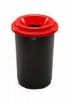 Plafor ECO kerek, henger szemetes 50L fekete/piros (PL650-04)
