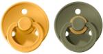 BIBS Colour Natural Rubber Size 2: 6+ months cumi Honey Bee / Olive 2 db