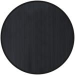 vidaXL kerek fekete bambusz szőnyeg 100 cm 1.2 kg (376984)