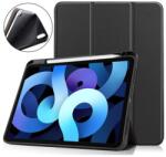 Gigapack tabletvédő álló, bőr hatású, aktív flip, oldalra nyíló, trifold, asztali tartó, ceruza tartó, fekete, kompatibilis: Apple IPAD Air 11, 2025, / IPAD Air 11, 2024, / IPAD Air 2022 (GP-101717)