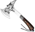 Depox Vadász fejsze, Wolf Wood, rozsdamentes acél, 33 cm, tokkal együtt (2407)