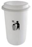 Plafor ECO kerek, henger szemetes 50L fehér (PL650-07) - emag