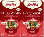 YOGI TEA 2x Bio tea készlet bogyós gyümölcsökkel és vaníliával, 17 tasak, 34 g