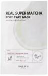 SOME BY MI Real Super Matcha Pore Care Mask - tisztító kendő maszk matchával 20 g