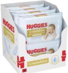 Huggies Sensitive nedves törlőkendők, ZERO műanyag, 8 x 48, 384 db (BP2437117)