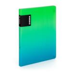 KARTON P+P OMBRE PP A4 2 gyűrűs, zöld (6-94025)