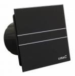 CATA e-100gt bk ventilátor üveg előlappal, utószellőztető funkcióval, fekete (00900502)