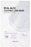 SOME BY MI Real Aloe Soothing Care Mask - Nyugtató kendős maszk Aloe Verával, 20 g