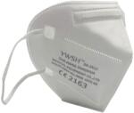 Flippy 40 részes készlet Arcvédő maszk, Flippy, eldobható, FFP2 CE 2163, 5 rétegű, nem steril, egyenként csomagolva, fehér (102958)