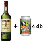 Jameson whiskey 0, 5l 40% + Fehér Nyúl Marching Clovers 0, 33l 4 db DD DRS