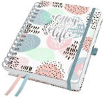 Sigel Naptár, spirál, A5, heti, 2026, kemény borító, SIGEL Jolie, Rose Inspiration (SIJ6602) (SIJ6602)