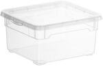 Rotho Clearbox 2 literes műanyag tároló doboz fedéllel - átlátszó (1708200096)