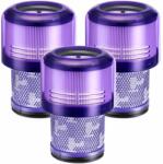 NewEvo porszívószűrő Dysonhoz, 3 darab, kompatibilis a Dyson V11 V15 SV14 porszívóval, mosható, lila - NewEvo (NE-VCM-ACC-4)