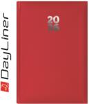 Dayliner Határidőnapló Pannon A5 heti, fehér lapokkal piros Dayliner 2026 (DL6AG-PAFA5HE-PI) - web24