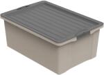 Rotho Eco compact műanyag tároló doboz, 38 L - cappuccino (1767707422PC)