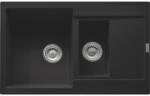 Franke Chiuvetă bucătărie fragranit 1 cuvă Franke MRG 651 48x78 cm cu picurător negru reversibilă (1.140.660.113) Chiuveta