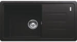 Franke Chiuvetă bucătărie fragranit 1 cuvă Franke BSG 611 41.5x78 cm cu picurător negru reversibilă (1.140.660.012) Chiuveta