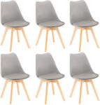 Leziter Silla étkezőszék 6 db szürke színben (DA232AG_6) - leziteronline